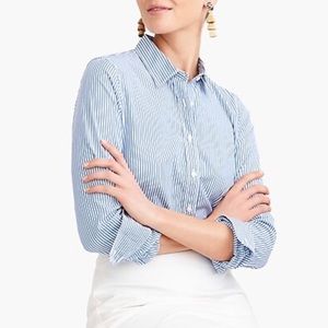 Women’s J. Crew Striped classic button-up shirt